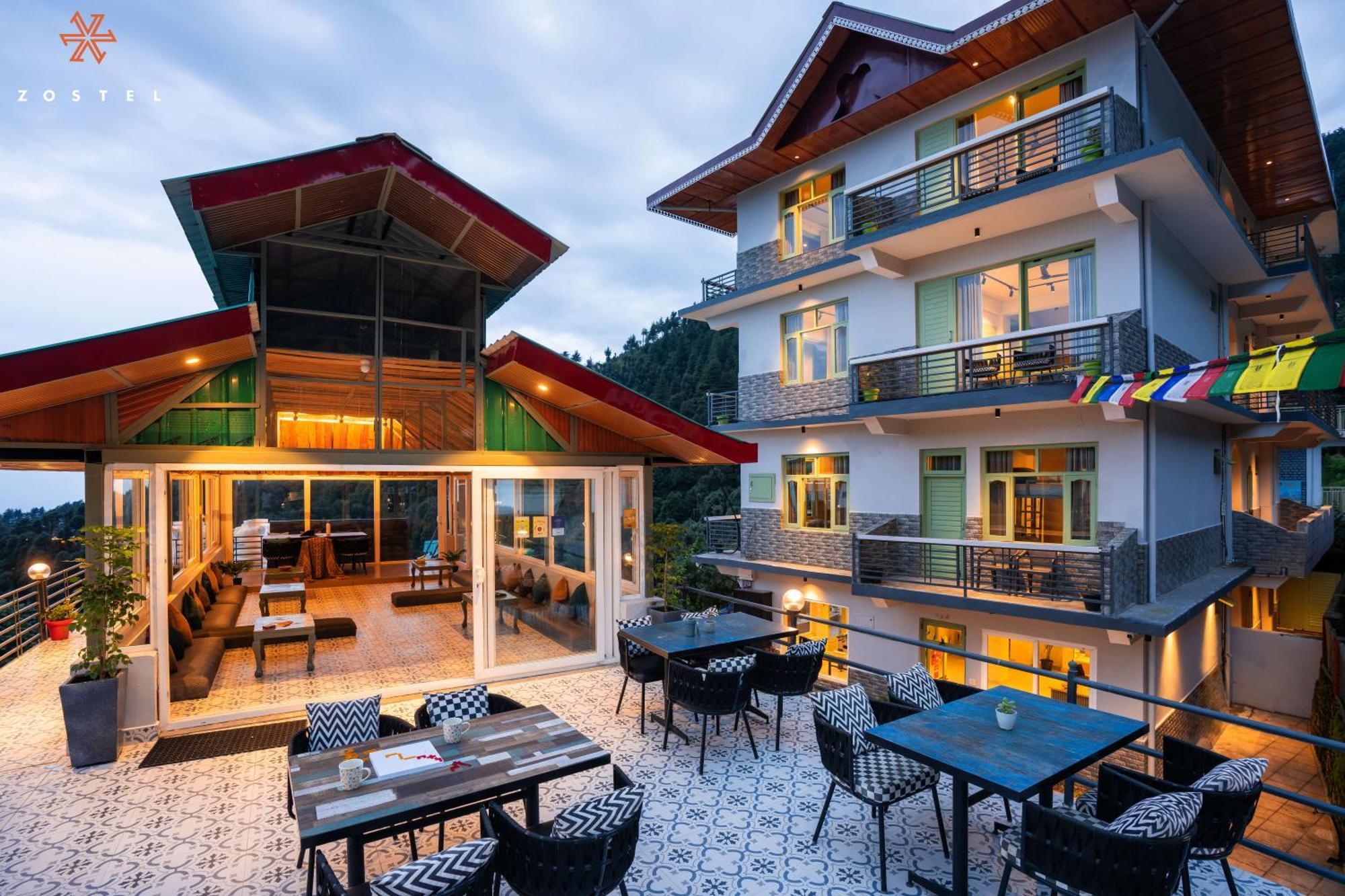 Hostel Zostel Dharamkot McLeod Ganj Exteriér fotografie